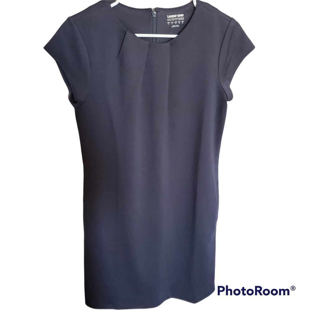 LANDS End Navy Shift Dress size 6